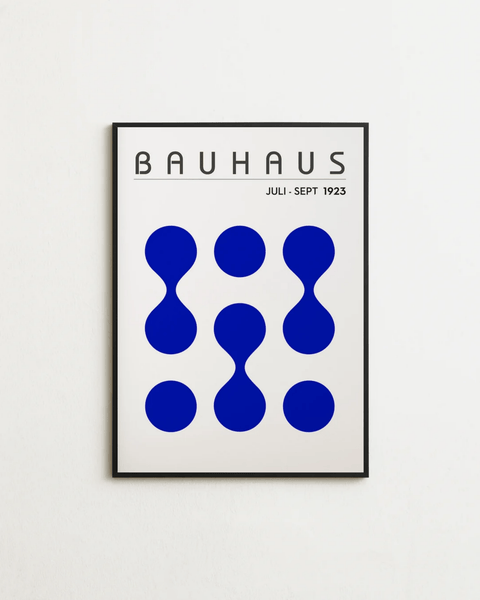 Bauhaus Blue Construct - FrenzyFrame