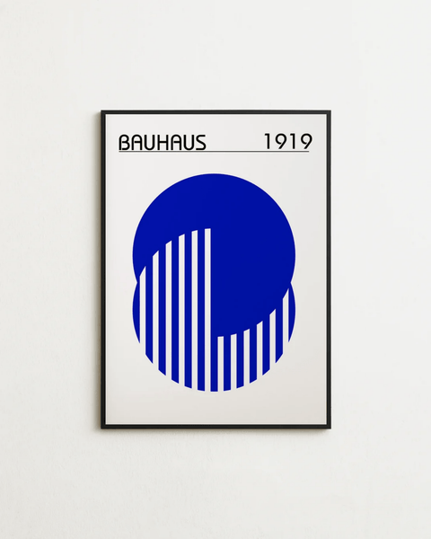 Bauhaus Coded in Blue - FrenzyFrame