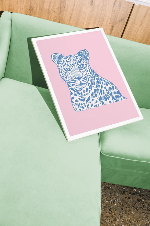 Blue Leopard - FrenzyFrame