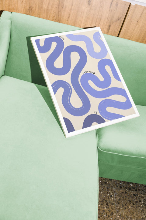 Overthinkin’ in Blue - FrenzyFrame