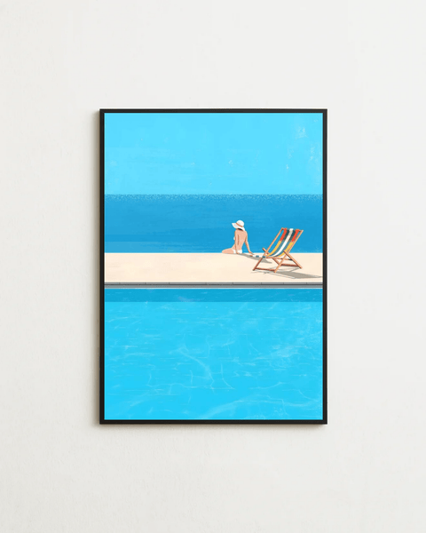 Poolside Silence - FrenzyFrame