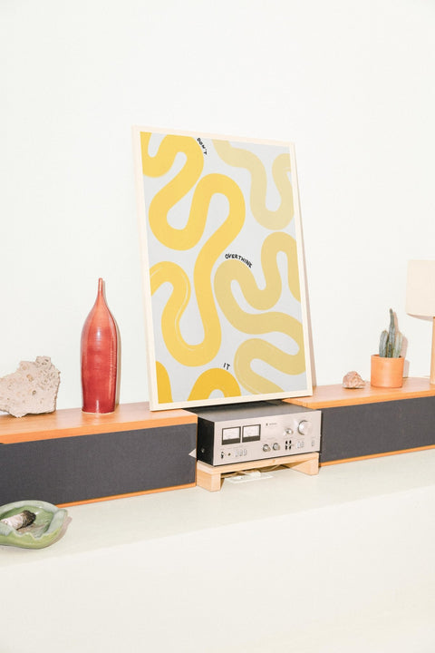 Overthinkin’ in Yellow - FrenzyFrame