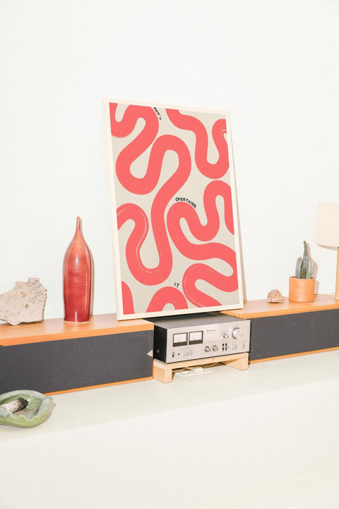 Overthinkin’ in Red - FrenzyFrame