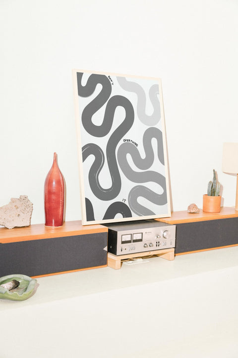 Overthinkin’ in Black - FrenzyFrame