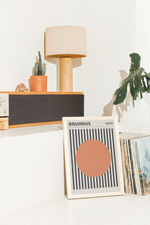 Bauhaus 1919 Orange - FrenzyFrame