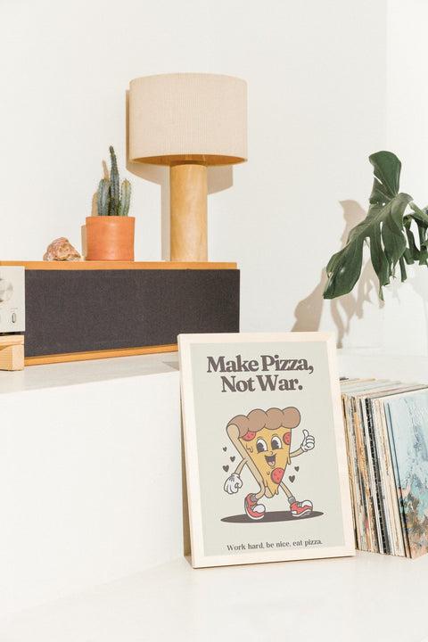 Make Pizza Not War - FrenzyFrame