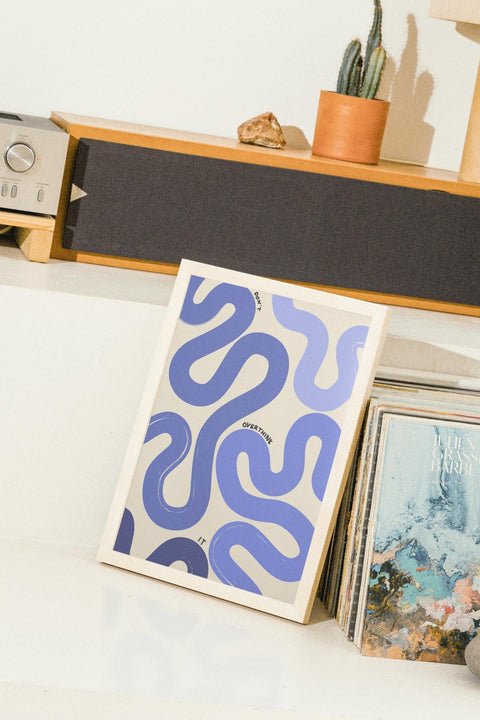 Overthinkin’ in Blue - FrenzyFrame