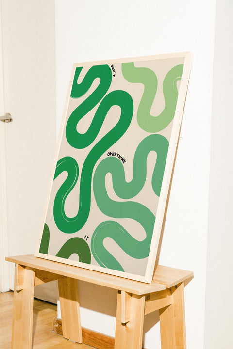 Overthinkin’ in Green - FrenzyFrame