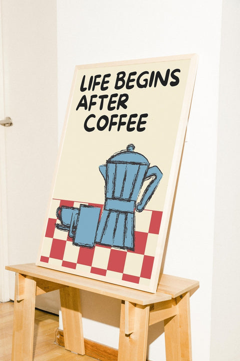 Life Begins After Coffee - FrenzyFrame