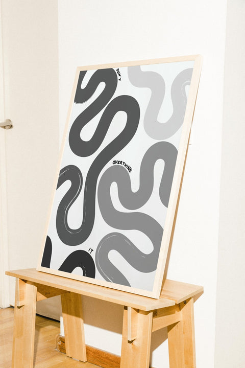 Overthinkin’ in Black - FrenzyFrame