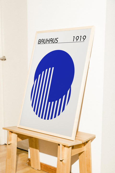 Bauhaus Coded in Blue - FrenzyFrame