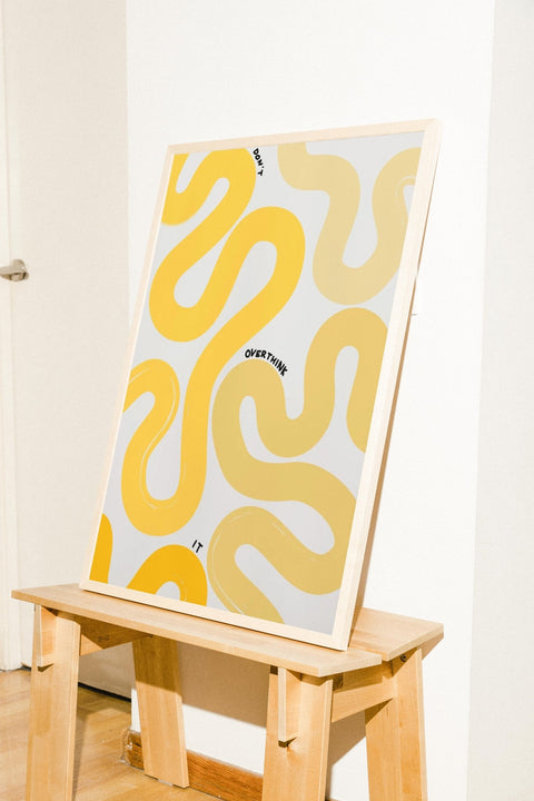 Overthinkin’ in Yellow - FrenzyFrame