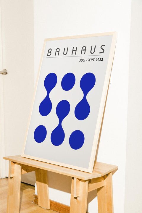 Bauhaus Blue Construct - FrenzyFrame