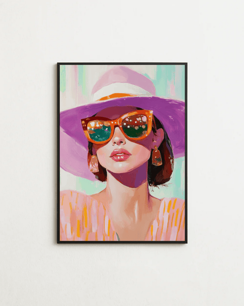 Poolside Muse - FrenzyFrame