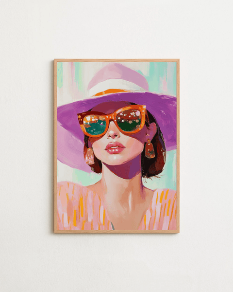 Poolside Muse - FrenzyFrame