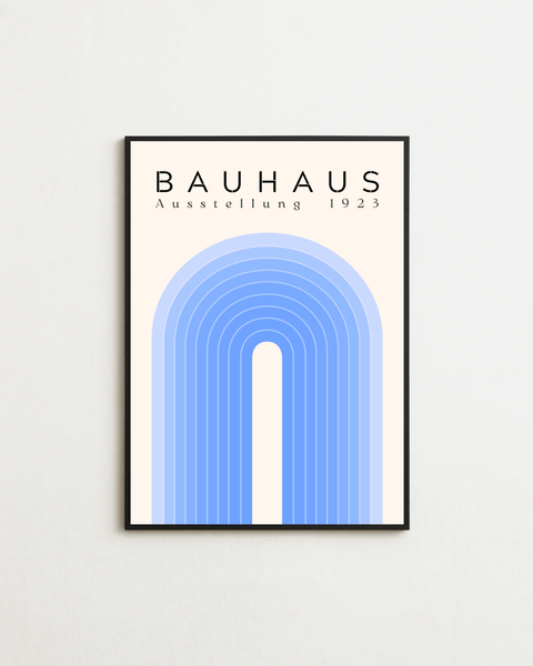 Bauhaus Loop Blue - FrenzyFrame