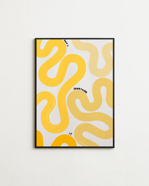 Overthinkin’ in Yellow - FrenzyFrame