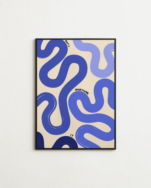 Overthinkin’ in Blue - FrenzyFrame