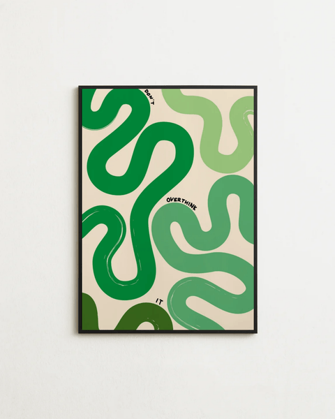 Overthinkin’ in Green - FrenzyFrame