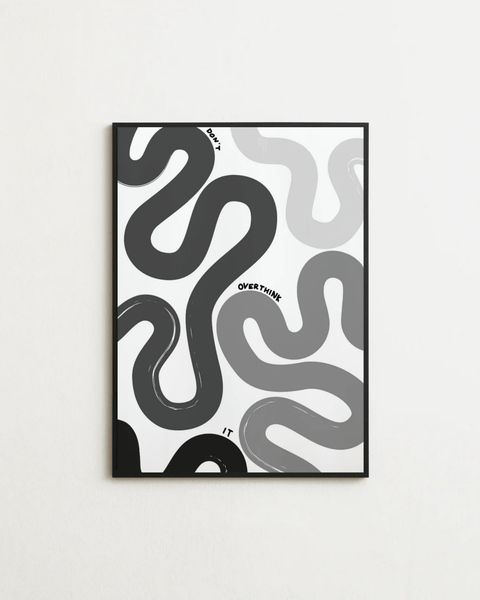 Overthinkin’ in Black - FrenzyFrame