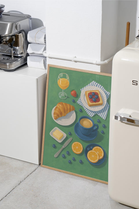 Crème de la Croissant - FrenzyFrame