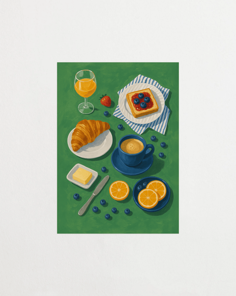 Crème de la Croissant - FrenzyFrame