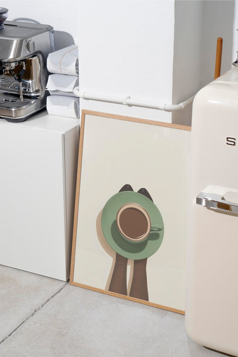 Espresso Silhouette - FrenzyFrame