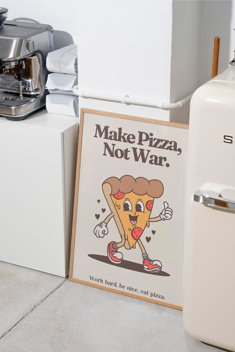 Make Pizza Not War - FrenzyFrame