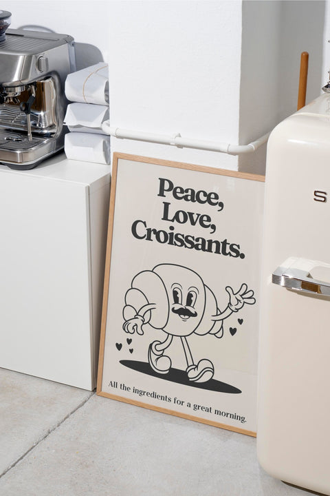 Peace, Love & Croissants - FrenzyFrame