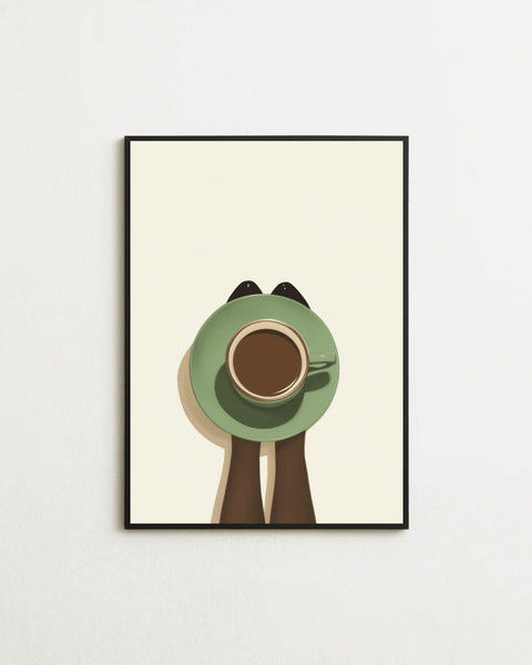 Espresso Silhouette - FrenzyFrame