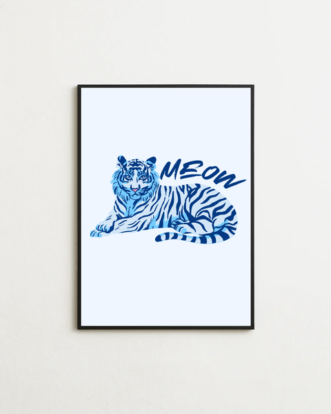 Blue Meow - FrenzyFrame