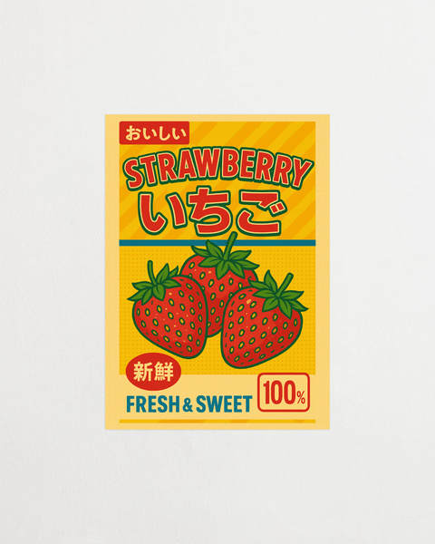 Strawberry Pop No.2 - FrenzyFrame