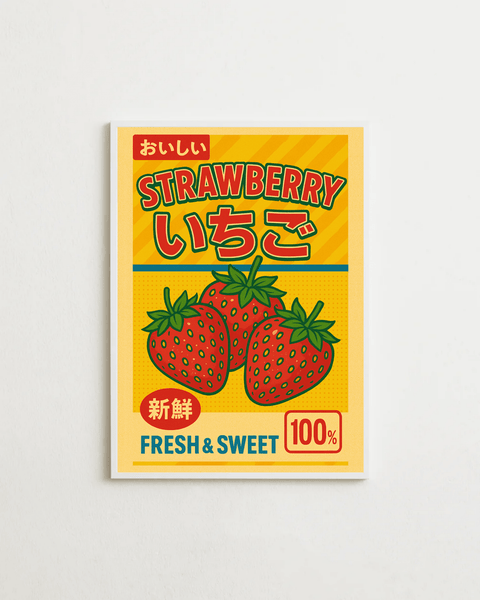 Strawberry Pop No.2 - FrenzyFrame