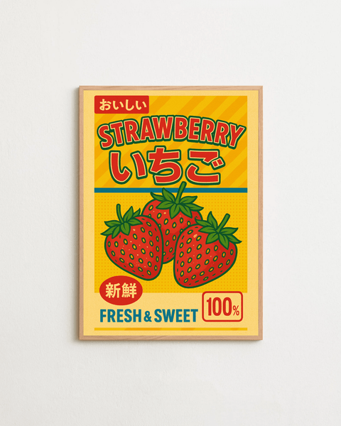 Strawberry Pop No.2 - FrenzyFrame