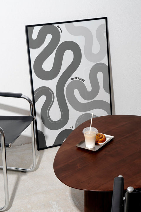 Overthinkin’ in Black - FrenzyFrame