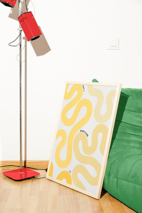 Overthinkin’ in Yellow - FrenzyFrame