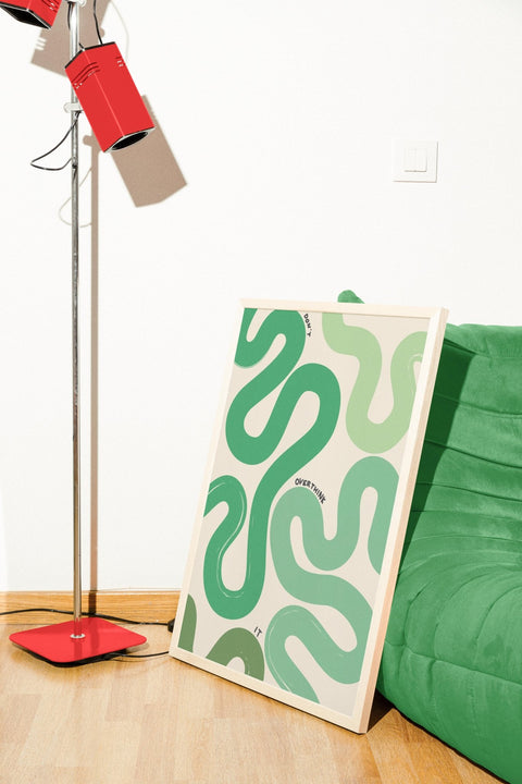 Overthinkin’ in Green - FrenzyFrame