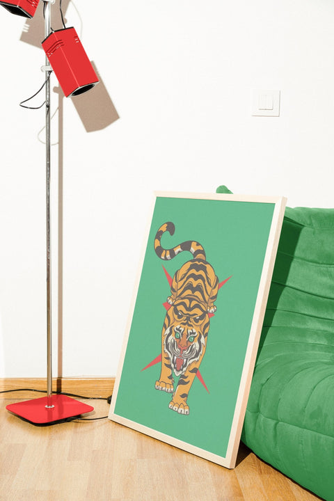 Tiger Charge - FrenzyFrame