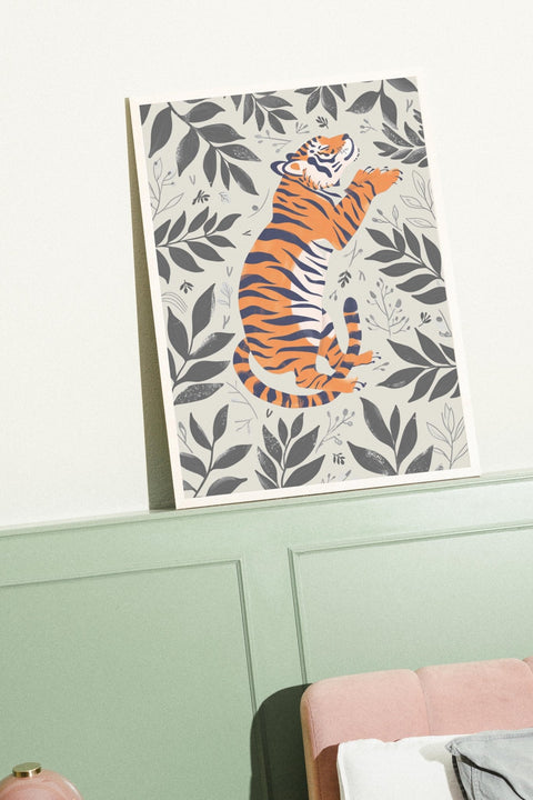 Sleepy Tiger - FrenzyFrame