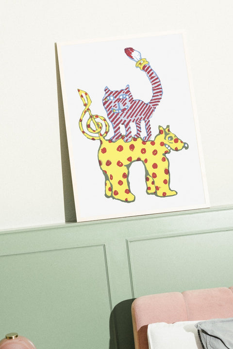 Cat on Spots - FrenzyFrame