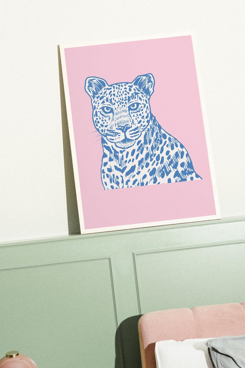 Blue Leopard - FrenzyFrame