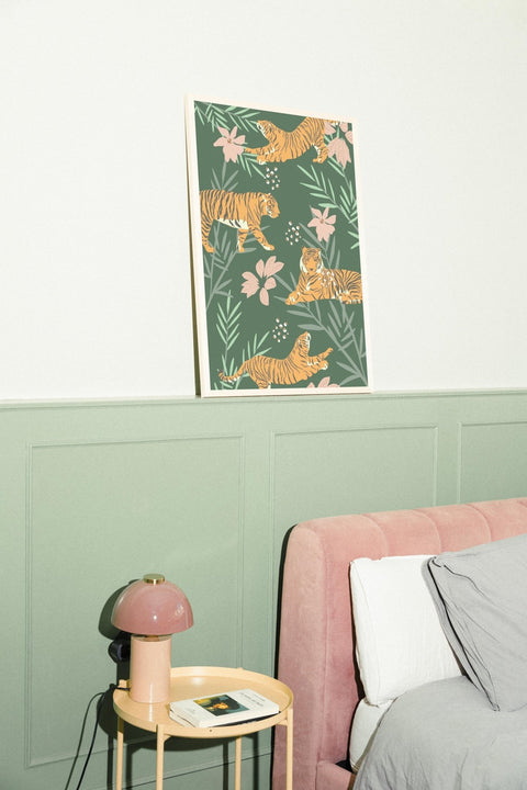 Tigers in Bloom - FrenzyFrame