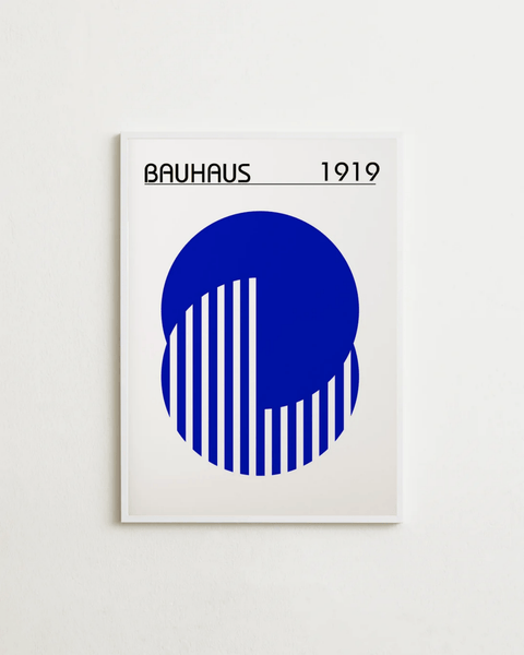 Bauhaus Coded in Blue - FrenzyFrame
