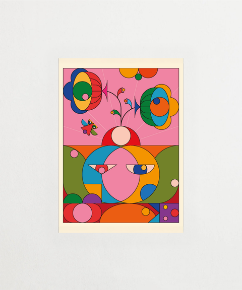 Bloom poster med blommor – FrenzyFrame