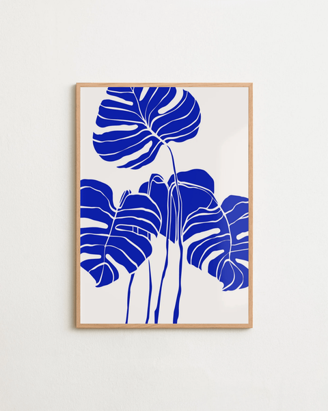 Bold Botanica poster visad med ram som tillval – FrenzyFrame