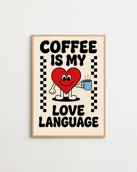 Brew Baby Brew poster visad med valfri ram – FrenzyFrame