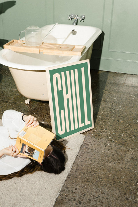 CHILL No.5 poster visad med valfri ram – FrenzyFrame