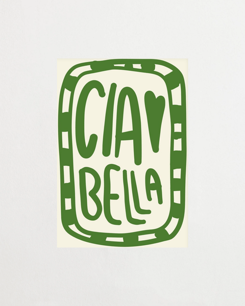 Ciao Bella poster med italiensk design – FrenzyFrame