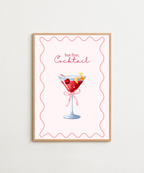 Cocktail Crush poster visad med valfri ram – FrenzyFrame