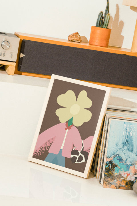 Cowgirl poster visad med valfri ram – FrenzyFrame